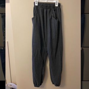 Over sized dark gray sweatpants/joggers